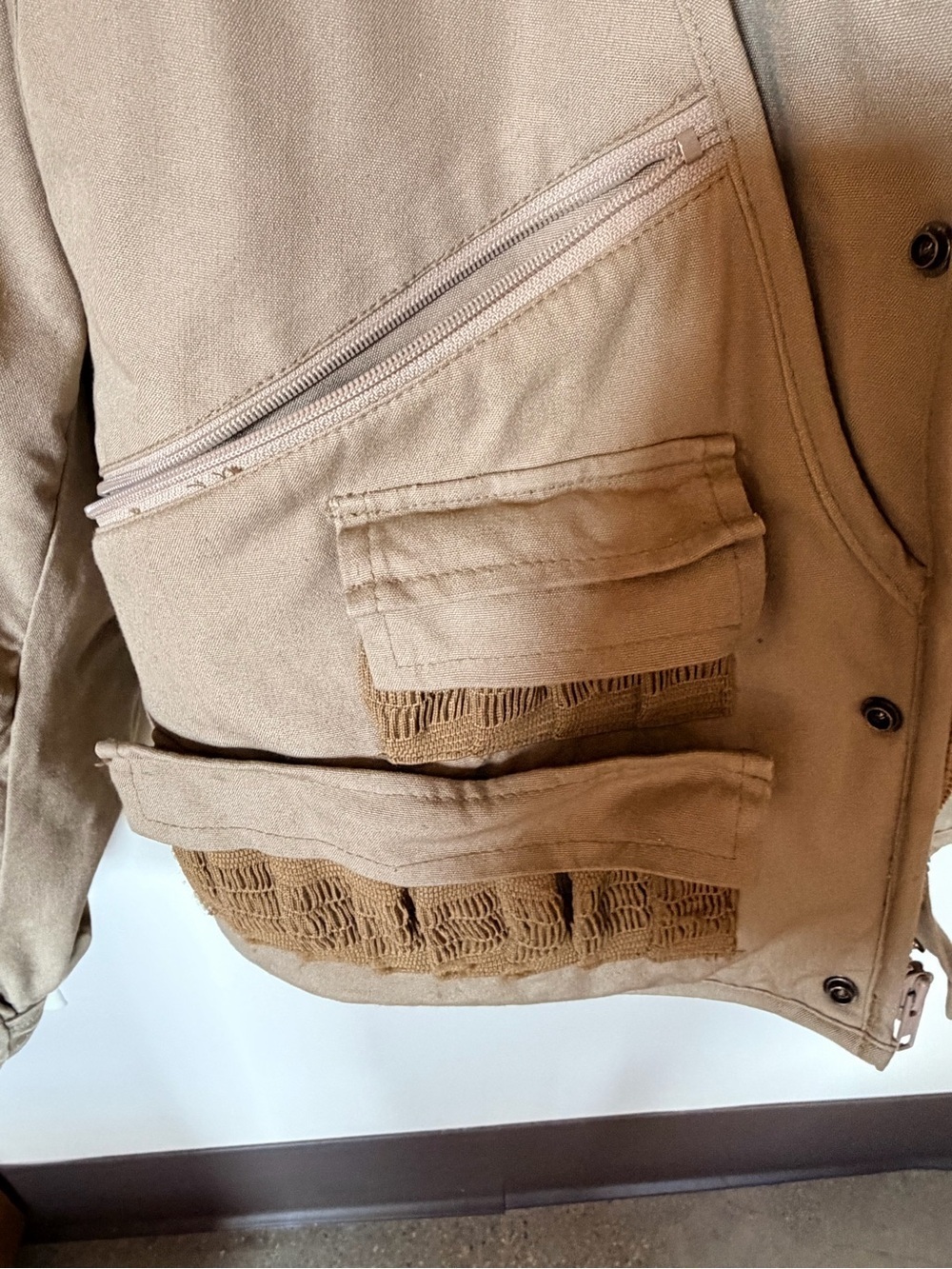 Vintage Colombia hunting fishing jacket tan M - Picture 7 of 10